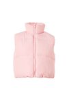 Recycled Puffer Vest, PRETTY IN PINK