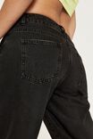 Low Rise Jean, WASHED BLACK