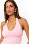 Luxe Halter Top, BABY PINK - alternate image 4