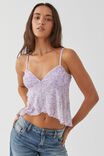 Lucy Mesh Cami, NAOMI FLORAL LILAC - alternate image 1