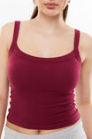 Riri Scoop Neck Tank, WILD BERRY - alternate image 4
