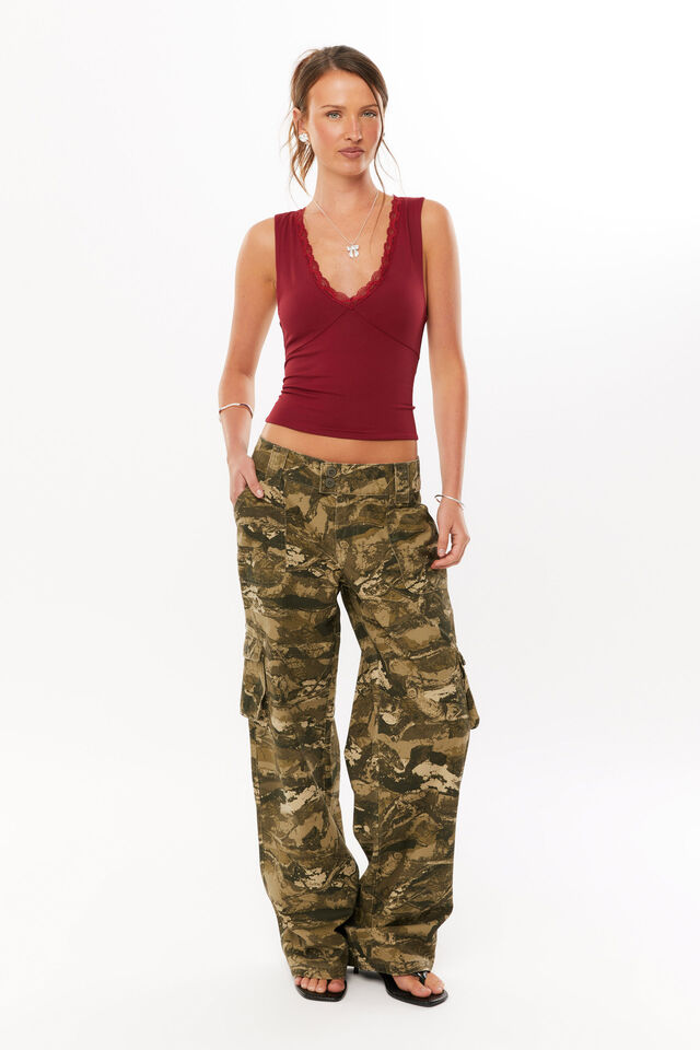 Gia Cargo Pant, TRUE CAMO