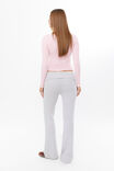 Elise Button Through Long Sleeve Top, ROSETTE PINK - alternate image 3