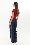 Nia Sporty Pull On Pant, NAVY LEAGUE - alternate image 3