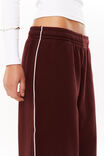 Jordyn Wide Leg Track Pant, WINTER WINE - alternate image 4