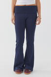 Fold Back Flare Pant, ALL STAR NAVY - alternate image 2