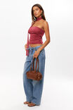 Milly Mesh Halter Top, WILD BERRY - alternate image 5