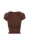 Soft Backless Tee, ESPRESSO BROWN - alternate image 7