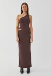 Soft Amelia One Shoulder Top, ESPRESSO BROWN - alternate image 2