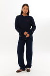 Millie Cable Knit Jumper, MIDNIGHT NAVY - alternate image 2