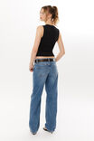 Belle V Neck Tank, BLACK - alternate image 3
