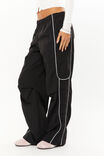 Nia Sporty Pull On Pant, BLACK - alternate image 2