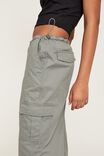Ash Parachute Maxi Skirt, MUTED GREEN - alternate image 5