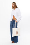 Josie Oversized Zip Through Hoodie, SNOW MARLE - alternate image 4