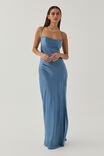 Caitlyn Cowl Neck Formal Dress, TWILIGHT BLUE
