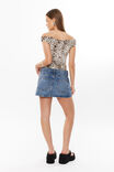 Soft Off The Shoulder Bodysuit, CARMEL LEOPARD BEIGE - alternate image 3