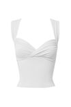 Soft Jolene Top, WHITE - alternate image 2