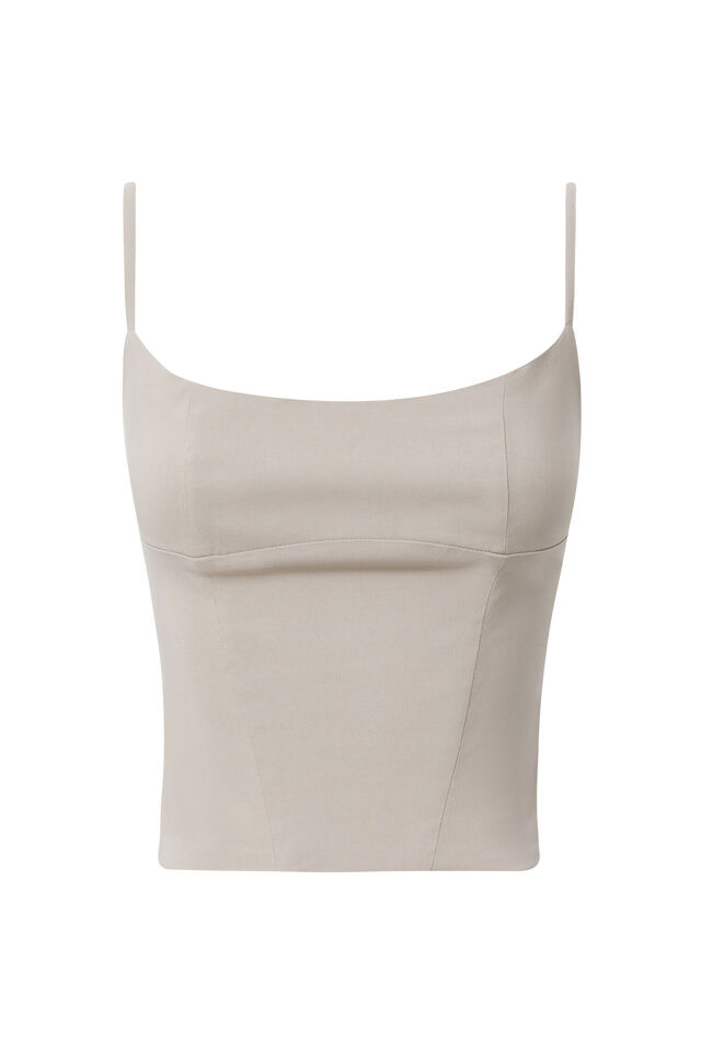 Caroline Corset Top, NATURAL