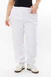 90S Jogger Track Pant, LIGHT GREY MARLE - alternate image 2