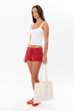 Ava Summer Sweat Short, LIPSTICK RED - alternate image 5