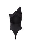 Luxe Jessica One Shoulder Bodysuit, BLACK - alternate image 7