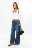 Katya Fluffy Knit Shrug, WINTER WHITE - alternate image 3