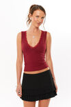Estelle Pleated Mini Skort, BLACK - alternate image 2