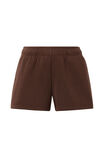 Malia Sweat Short, ESPRESSO BROWN - alternate image 6