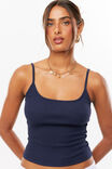 Becky Rib Tank, ALL STAR NAVY - alternate image 4
