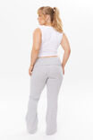 Fold Back Flare Pant, GREY MARLE - alternate image 3