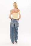 Soft Charlie Ruched Top, BANANA YELLOW - alternate image 3
