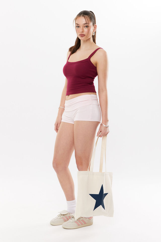 Soft Fold Back Booty Short, SHERBET PINK