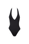 Luxe Halter Bodysuit, BLACK - alternate image 7