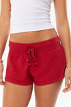 Ava Summer Sweat Short, LIPSTICK RED - alternate image 4