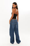 Kristi Ruched Halter Top, BLACK - alternate image 4