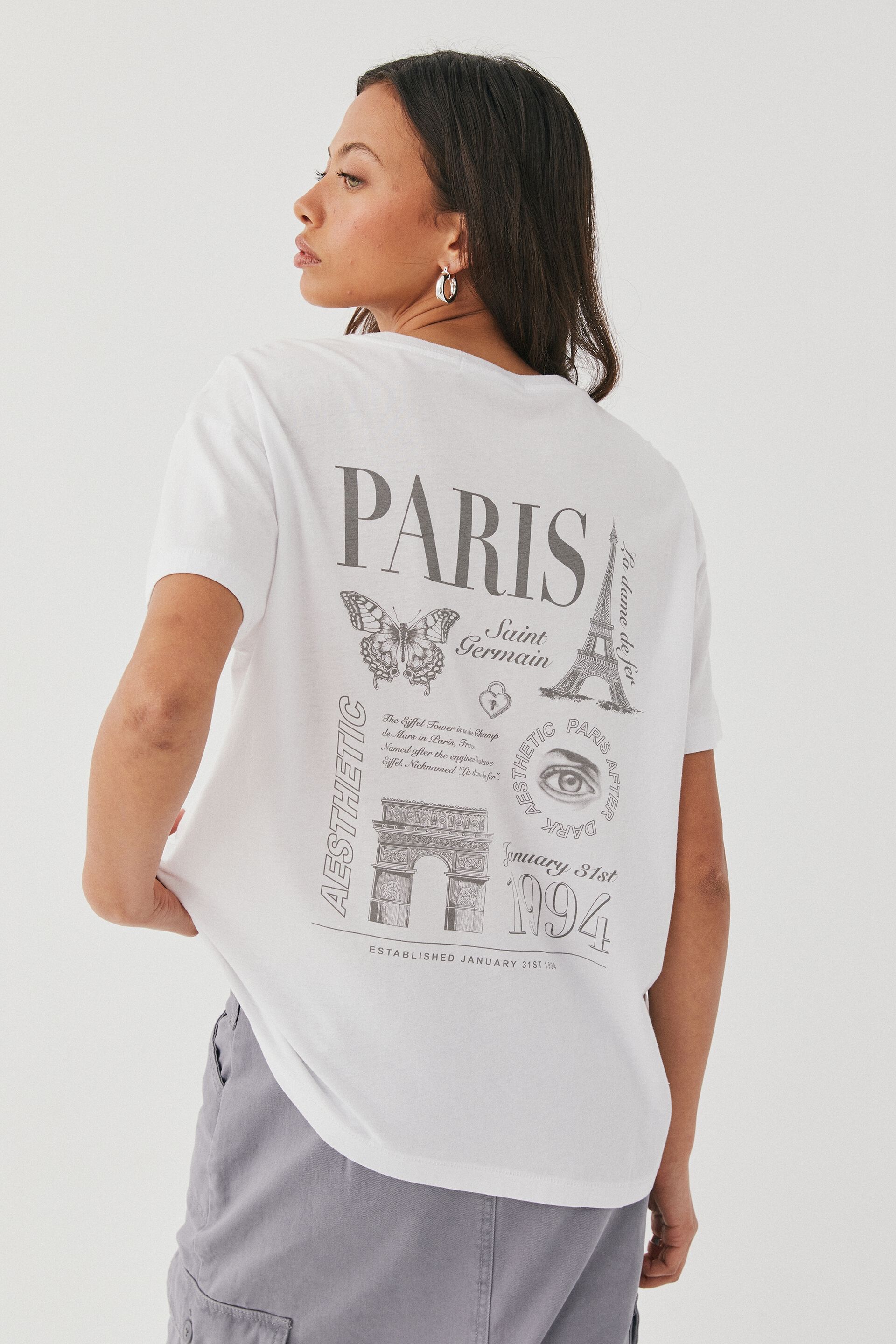 Callie Oversized Graphic T Shirt