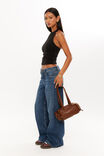 Kristi Ruched Halter Top, BLACK - alternate image 5
