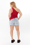 Soft Amelia One Shoulder Top, LIPSTICK RED - alternate image 3
