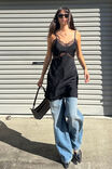 Nicole Lace Mini Dress, BLACK - alternate image 4