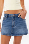 Maya Denim Mini Skirt, WINTER BLUE - alternate image 4