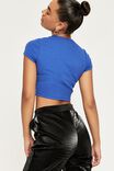 Alissa Fitted Crew Top, BELLA BLUE