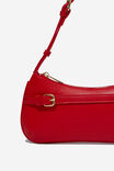 Cora Buckle Shoulder Bag, RED - alternate image 4