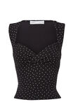 Soft Jolene Top, JANE SPOT BLACK WHITE - alternate image 6