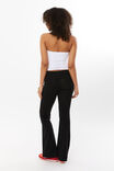 Fold Back Flare Pant, BLACK - alternate image 3