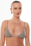 Tri Slide Bikini Top, NINA LEOPARD BROWN - alternate image 1