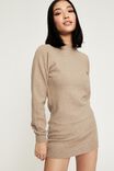 Harlyn Jumper Dress, TOFFEE TAUPE