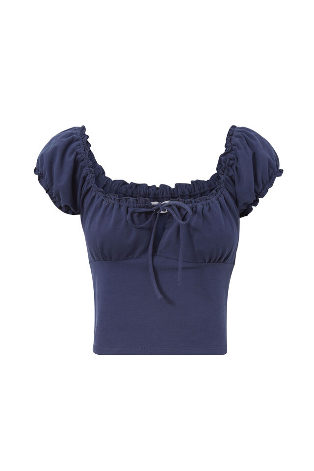 Jojo Short Sleeve Top, ALL STAR NAVY