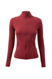 Tammy Active Zip Through Jacket, DEEP CHERRY - alternate image 6
