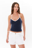 NAVY/WHITE BIND