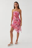 Becky Strapless Dress, ROSIE FLORAL PINK - alternate image 4